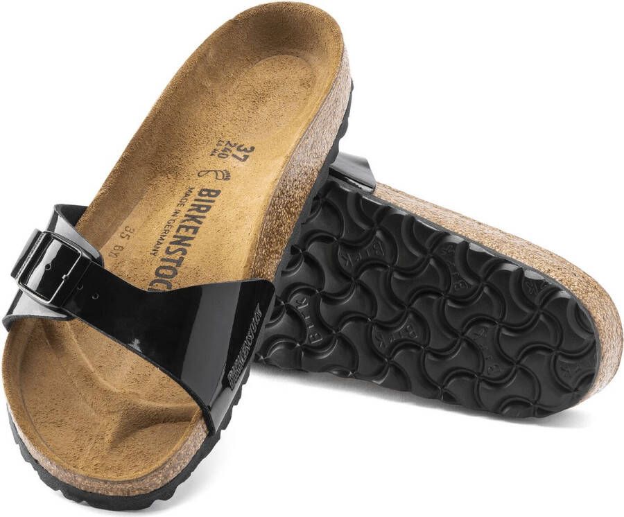 Birkenstock Sandalen Madrid Birko Flor Patent Etroit Zwart Unisex - Foto 14