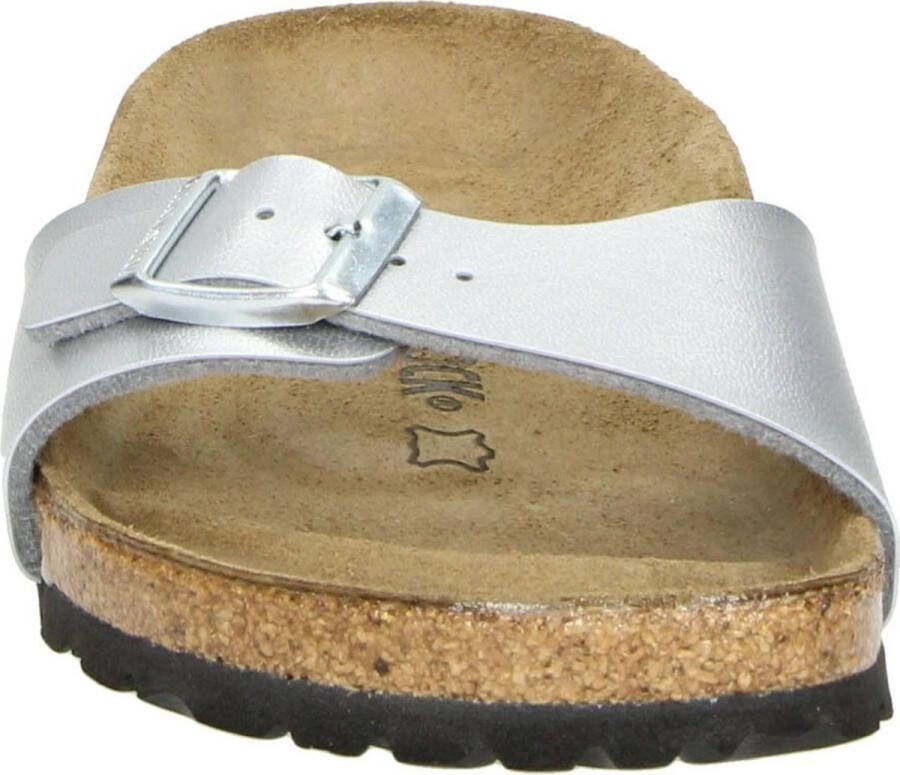 Birkenstock Madrid BF Silber Narrow Dames Slippers Silver