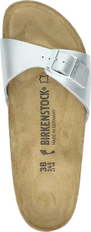 Birkenstock Madrid BF Silber Narrow Dames Slippers Silver