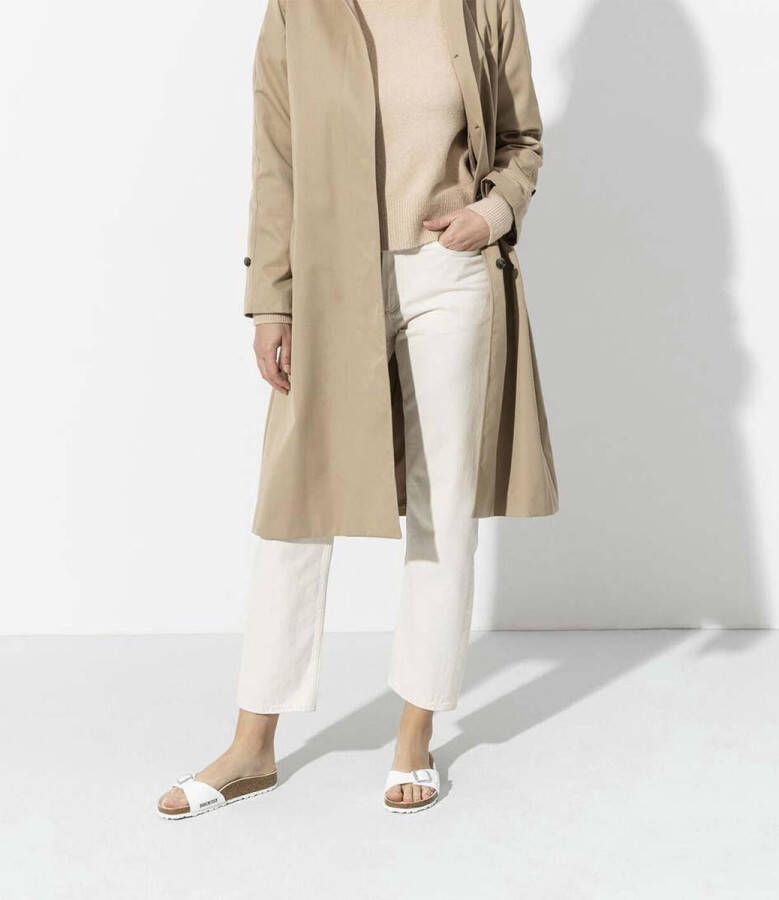 Birkenstock Madrid BF Weiá Narrow Dames Slippers White