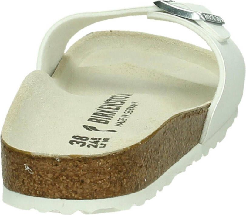 Birkenstock Madrid BF Weiá Narrow Dames Slippers White
