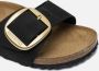 Birkenstock Madrid Dames Slippers Midnight Narrow fit | Blauw | Nubuck - Thumbnail 11