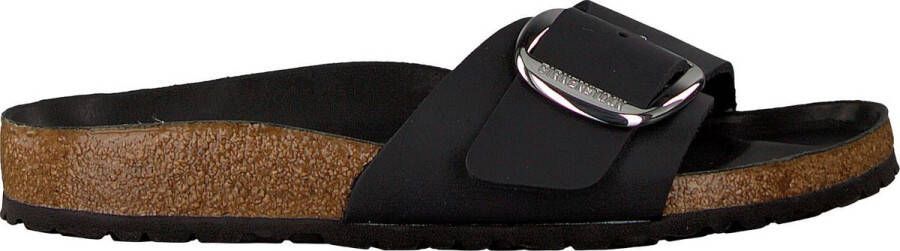 Birkenstock Madrid Big Buckle zwart sandalen dames (s) (1006523)