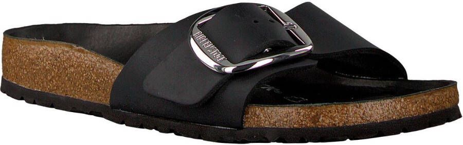 Birkenstock Madrid Big Buckle zwart sandalen dames (s) (1006523)