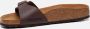 Birkenstock Madrid Slippers Dark Brown Regular fit | Bruin | Imitatieleer - Thumbnail 15