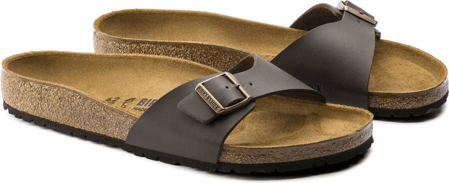 Birkenstock Madrid Slippers Dark Brown Regular fit | Bruin | Imitatieleer - Foto 8