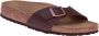 Birkenstock Madrid Dames Slippers Dark Brown Regular fit | Bruin | Imitatieleer - Thumbnail 10