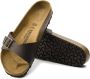 Birkenstock Madrid Dames Slippers Dark Brown Regular fit | Bruin | Imitatieleer - Thumbnail 11