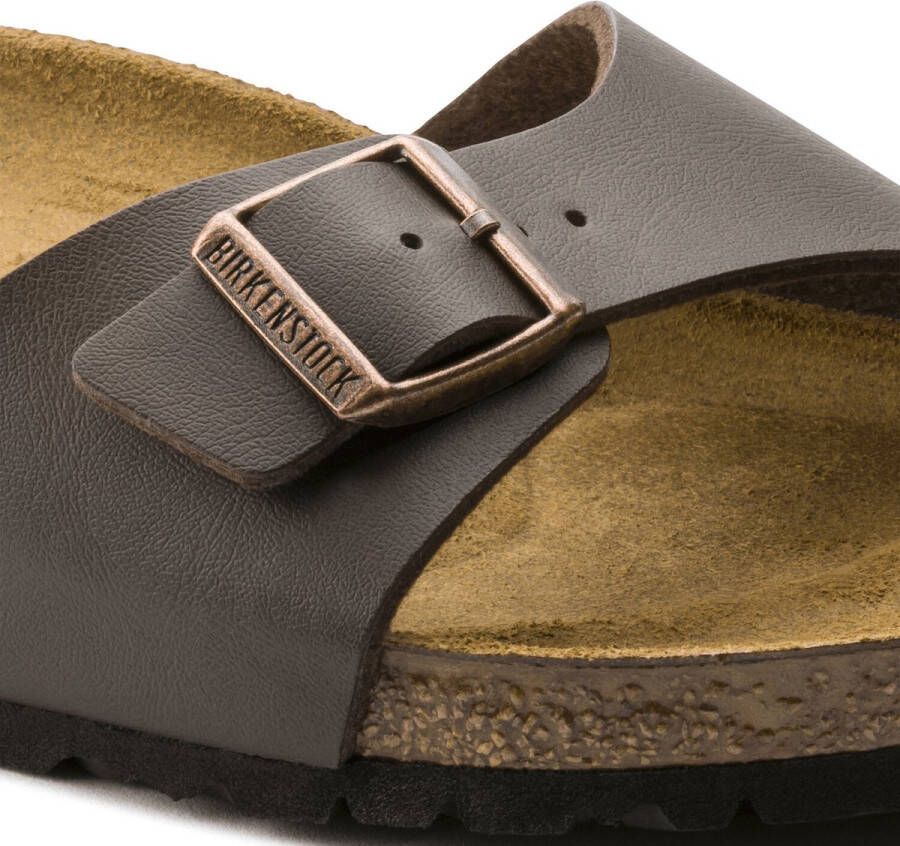 Birkenstock Madrid Slippers Dark Brown Regular fit | Bruin | Imitatieleer - Foto 13