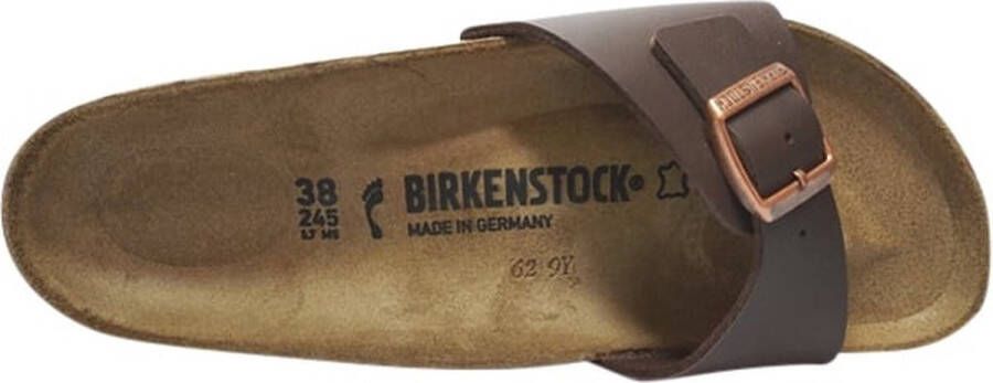 Birkenstock Madrid Slippers Dark Brown Regular fit | Bruin | Imitatieleer - Foto 14