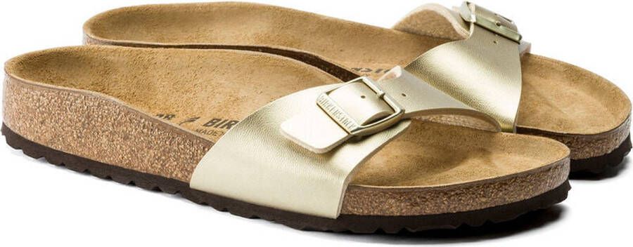 Birkenstock Madrid BS dames sandaal goud - Foto 2