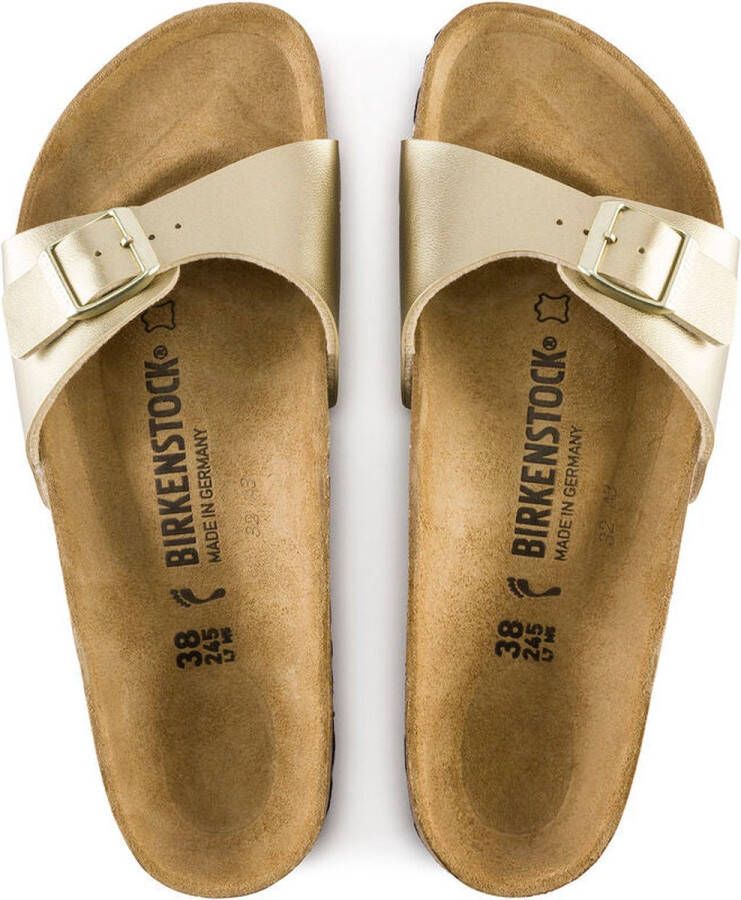 Birkenstock Madrid BS dames sandaal goud - Foto 3