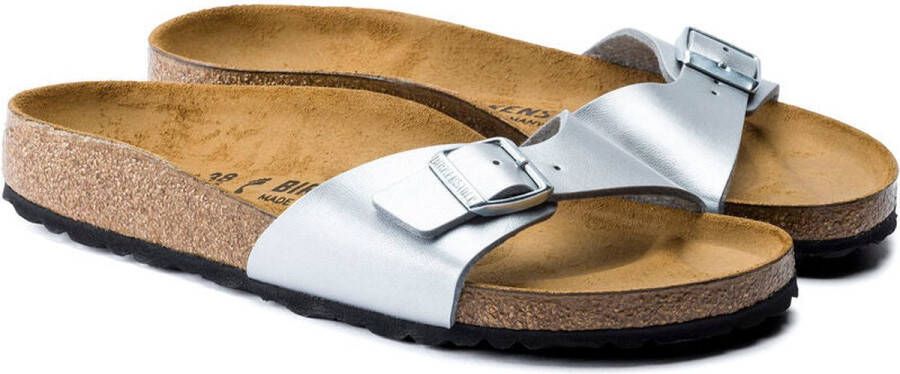 Birkenstock Madrid BS dames sandaal zilver - Foto 2