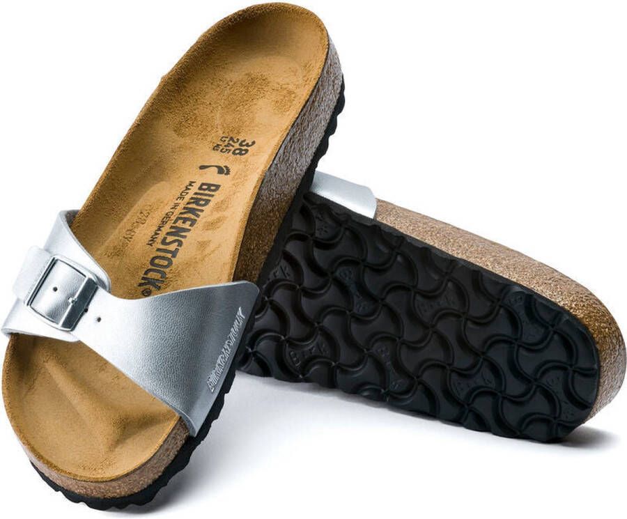 Birkenstock Madrid BS dames sandaal zilver - Foto 3