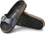 Birkenstock Madrid Dames Slippers Iridescent Black Regular fit | Zwart | Microvezel - Thumbnail 10