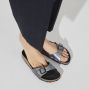 Birkenstock Madrid Dames Slippers Iridescent Black Regular fit | Zwart | Microvezel - Thumbnail 12