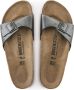 Birkenstock Madrid Dames Slippers Metallic Black Narrow fit | Zwart | Imitatieleer - Thumbnail 11