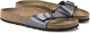 Birkenstock Madrid Dames Slippers Metallic Black Narrow fit | Zwart | Imitatieleer - Thumbnail 21