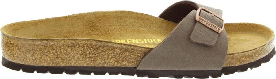 Birkenstock Madrid Slippers Mocha Regular fit | Bruin | Imitatieleer - Foto 11