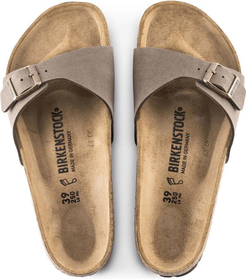 Birkenstock Madrid Slippers Mocha Regular fit | Bruin | Imitatieleer - Foto 8