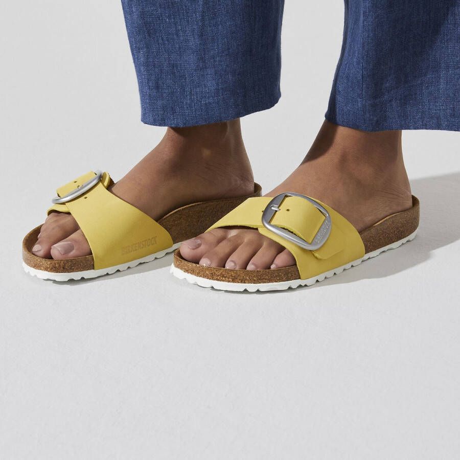 Birkenstock Madrid Dames Slippers Popcorn Nubuck Big Buckle Narrow-fit