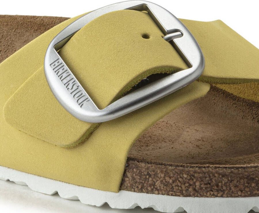 Birkenstock Madrid Dames Slippers Popcorn Nubuck Big Buckle Narrow-fit