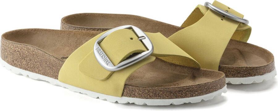 Birkenstock Madrid Dames Slippers Popcorn Nubuck Big Buckle Narrow-fit