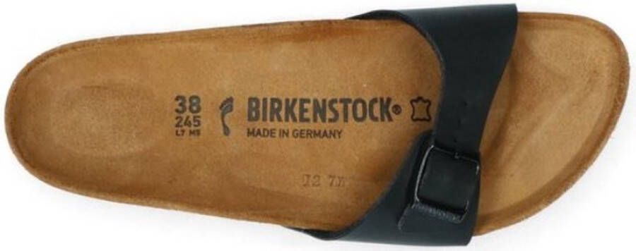 Birkenstock Madrid Dames Slippers Small fit Black