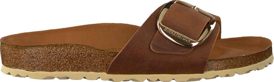 Birkenstock Madrid Dames Slippers Small fit Cognac