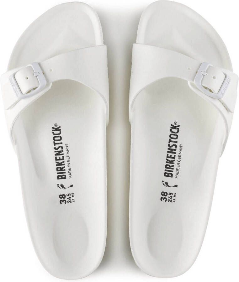 Birkenstock Madrid Essentials Eva Sliders Dames Wit Dames - Foto 8