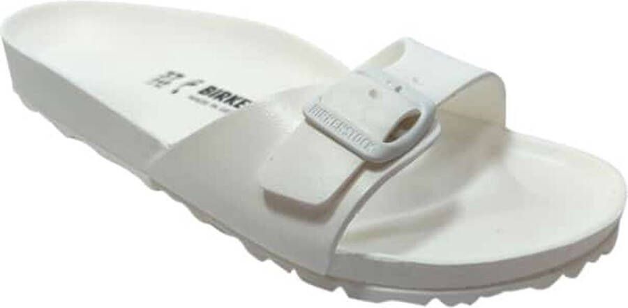 Birkenstock Madrid Essentials Eva Sliders Dames Wit Dames - Foto 10