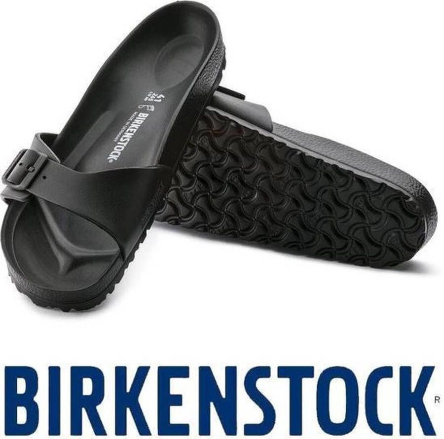 Birkenstock Madrid EVA Black Narrow Dames Slippers Black