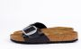 BIRKENSTOCK Slippers Dames Madrid Big Buckle Dames Maat: 36 Materiaal: Leer Kleur: Zwart - Thumbnail 12