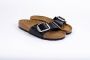 BIRKENSTOCK Slippers Dames Madrid Big Buckle Dames Maat: 36 Materiaal: Leer Kleur: Zwart - Thumbnail 13