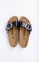 BIRKENSTOCK Slippers Dames Madrid Big Buckle Dames Maat: 36 Materiaal: Leer Kleur: Zwart - Thumbnail 14