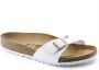 Birkenstock Madrid Birko-flor Lack Sandalen Schoenen patente white maat: 36 beschikbare maaten:36 - Thumbnail 12