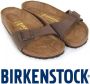 Birkenstock Madrid Slippers Mocha Regular fit | Bruin | Imitatieleer - Thumbnail 13