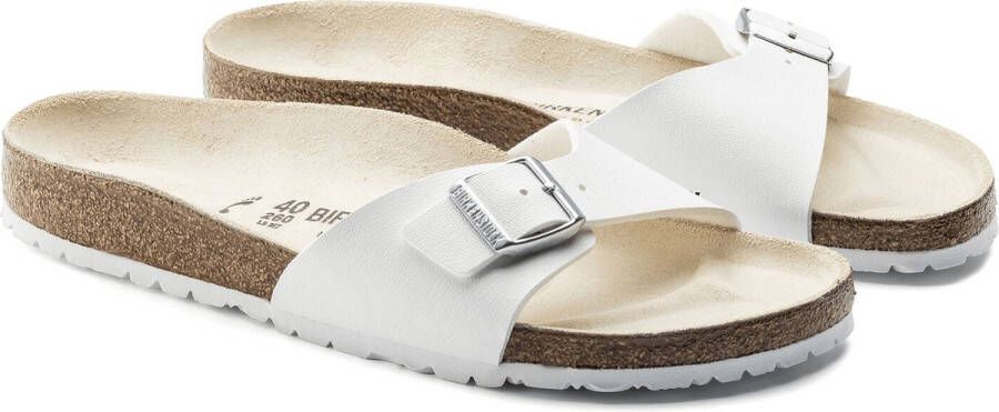 Birkenstock MADRID White Birko-Flor regular