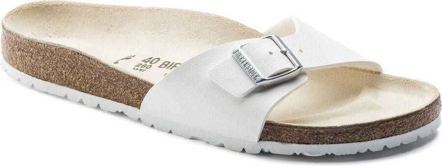 Birkenstock MADRID White Birko-Flor regular