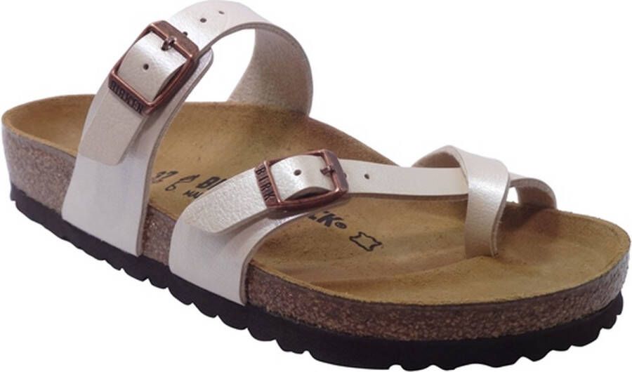 Birkenstock Mayari BF Graceful Regular Dames Slippers Pearl White - Foto 12