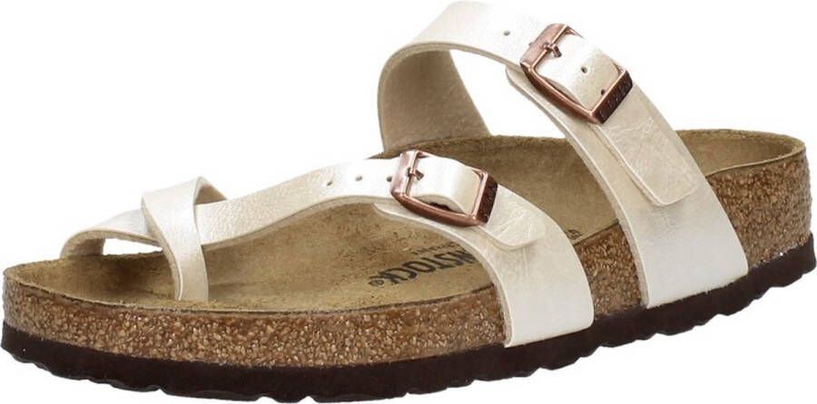 Birkenstock Mayari BF Graceful Regular Dames Slippers Pearl White - Foto 13