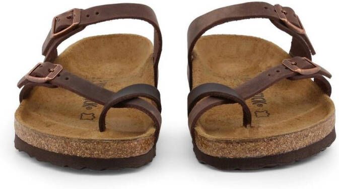 Birkenstock Women's Mayari Natural Leather Oiled Sandalen Regular bruin - Foto 15
