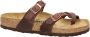 Birkenstock Women's Mayari Natural Leather Oiled Sandalen Regular bruin - Thumbnail 10