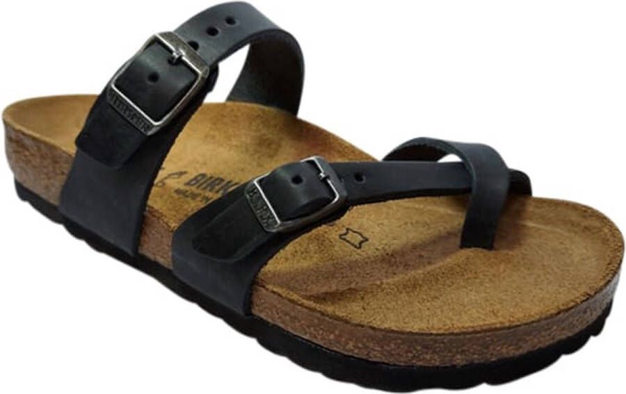 Birkenstock Mayari FL Regular Dames Slippers Black