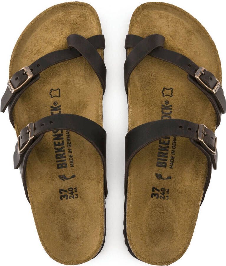 Birkenstock Mayari Teenslipper Dames Habana Oiled Leather Narrow-fit – - Foto 3