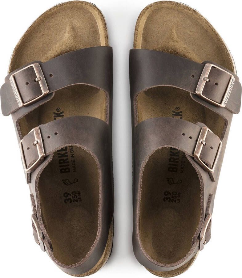 Birkenstock Milaan Geolied Leder Streetwear Volwassen