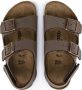 Birkenstock Milano Kids Sandalen Mocha Narrow fit | Bruin | Imitatieleer - Thumbnail 9