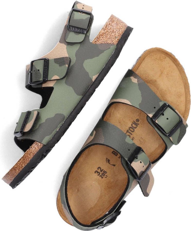 Birkenstock Milano Kids Sandalen Meisjes Groen
