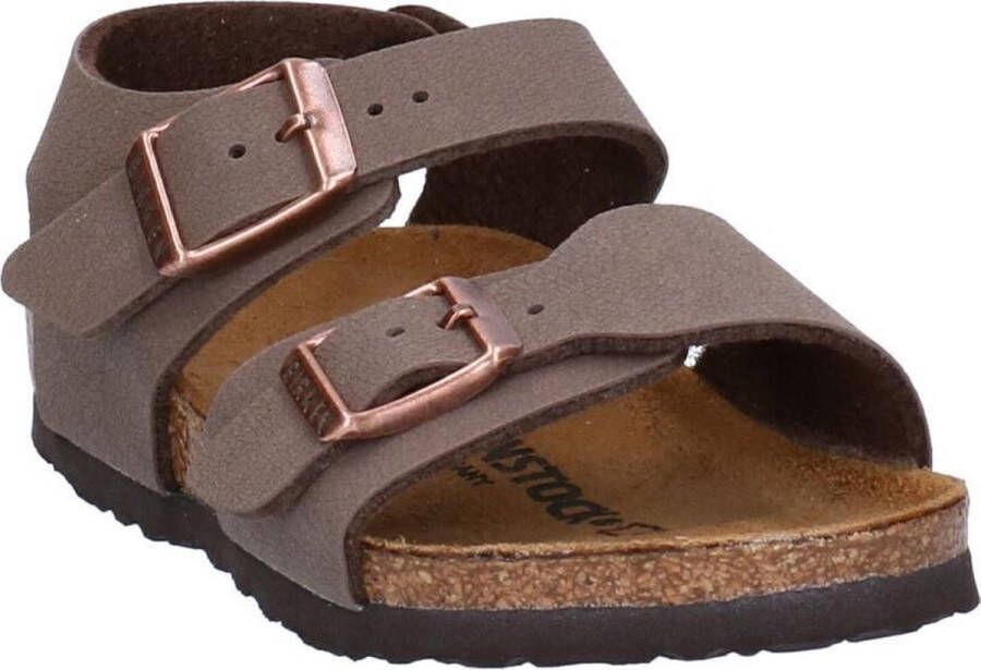 Birkenstock New York Junior Birko Flor BC Narrow Junior Sandaal Donkerbruin - Foto 9