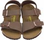 Birkenstock New York Junior Birko Flor BC Narrow Junior Sandaal Donkerbruin - Thumbnail 9